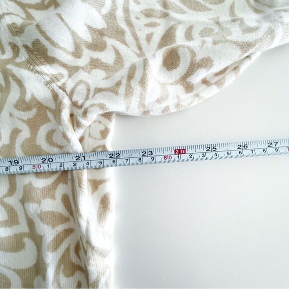 Tommy Hilfiger Beige Floral Print Button Up Cardigan Sweater Women’s XXL Cotton - Picture 6 of 9